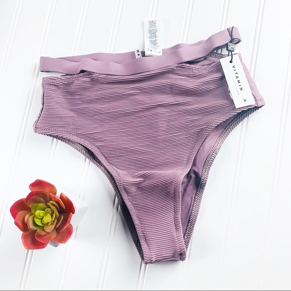 Vitamin A Coco High Waist Bikini Bottoms - Picture 3 of 7